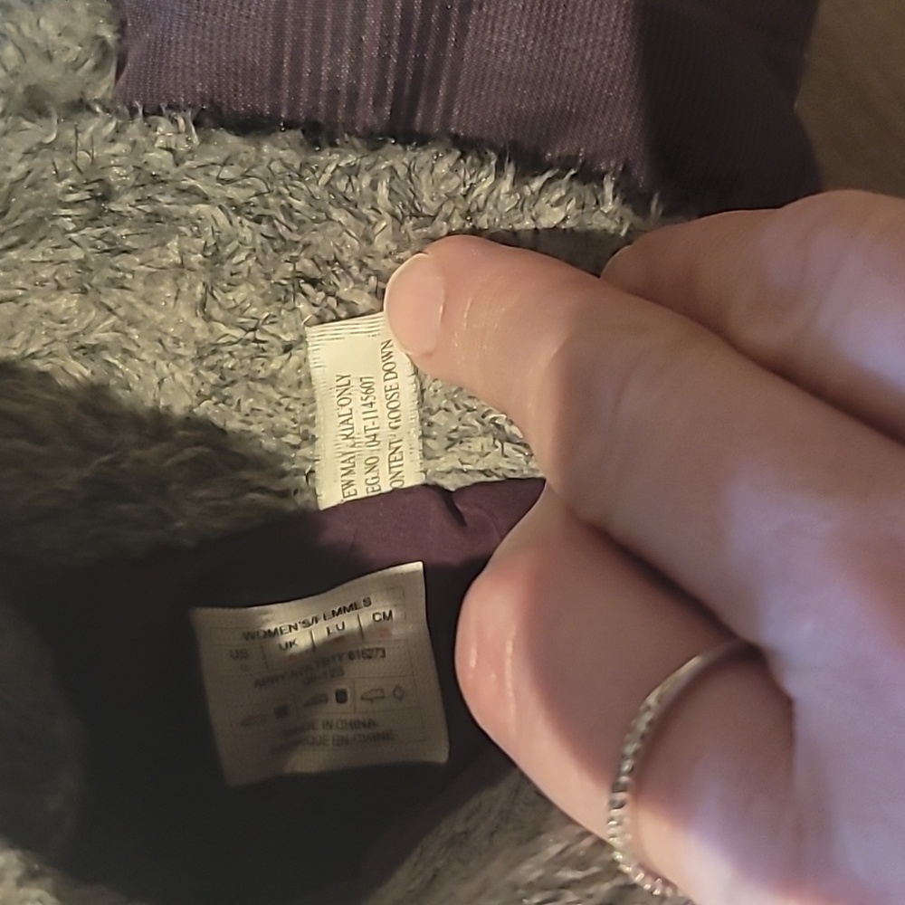 The North Face Boots Goose Down Puffer Nuptse Fur IV Snow Ski Size 8 Purple/pink - Picture 5 of 11